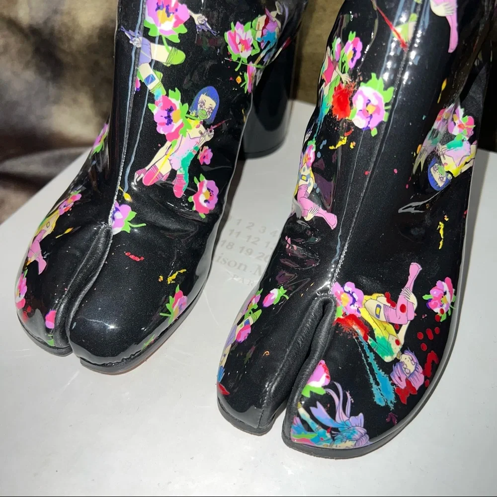 Maison martin margiela manga characters tabi boots size 38 - Picture 6 of 10